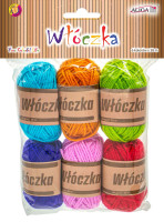 Włóczka 38m WL-9410 (6) mix kol. Aliga